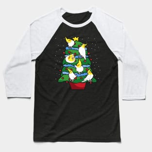 lutino cockatiel christmas tree Baseball T-Shirt